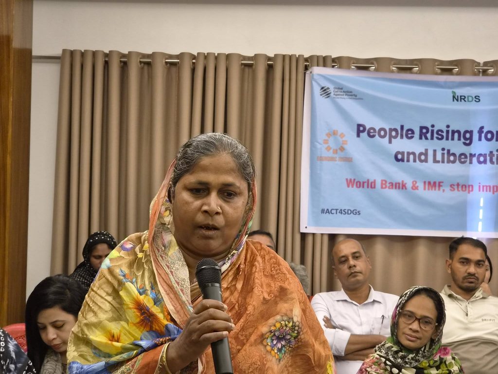 Citizens’ assembly marking the International Day for the Eradication of Poverty