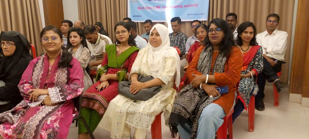 Participants discuss local initiatives to address poverty